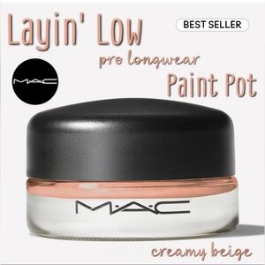 Mac Cosmetics Pro Longwear Paint Pot Layin Low Beige Brand New inBox Authentic